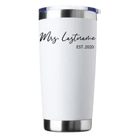 Vaso personalizado de 20 oz de la Sra.