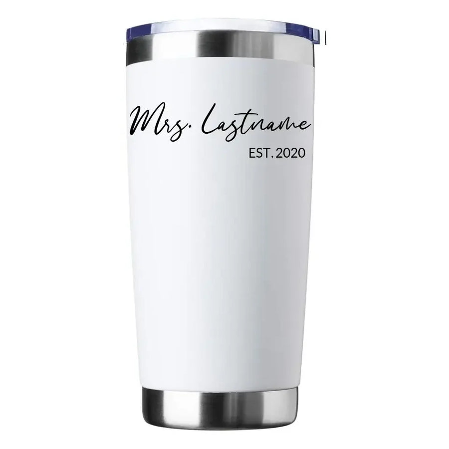 Vaso personalizado de 20 oz de la Sra.