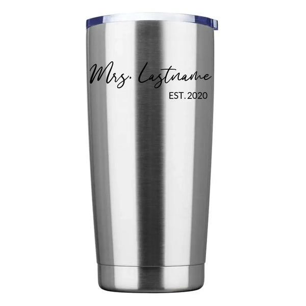 Vaso personalizado de 20 oz de la Sra.