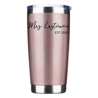 Vaso personalizado de 20 oz de la Sra.
