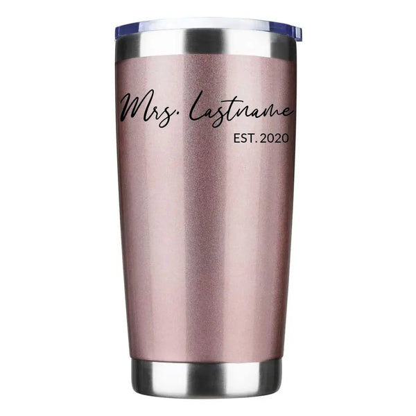 Vaso personalizado de 20 oz de la Sra.