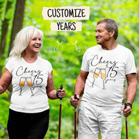 Cheers To Anniversary Personalized Years Top