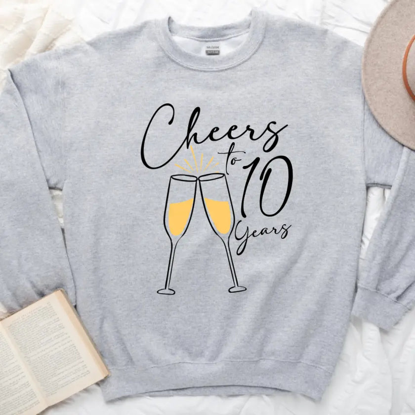 Cheers To Anniversary Personalized Years Top