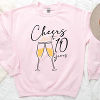 Cheers To Anniversary Personalized Years Top