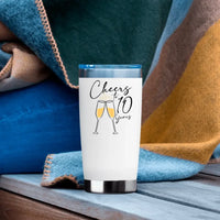 Vaso personalizado "Saludos por el aniversario"
