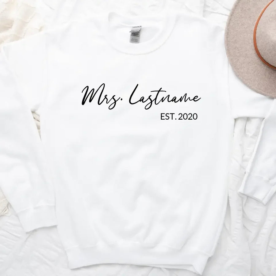 Camisa personalizada para señoras: camiseta personalizada con nombre para novias y esposas