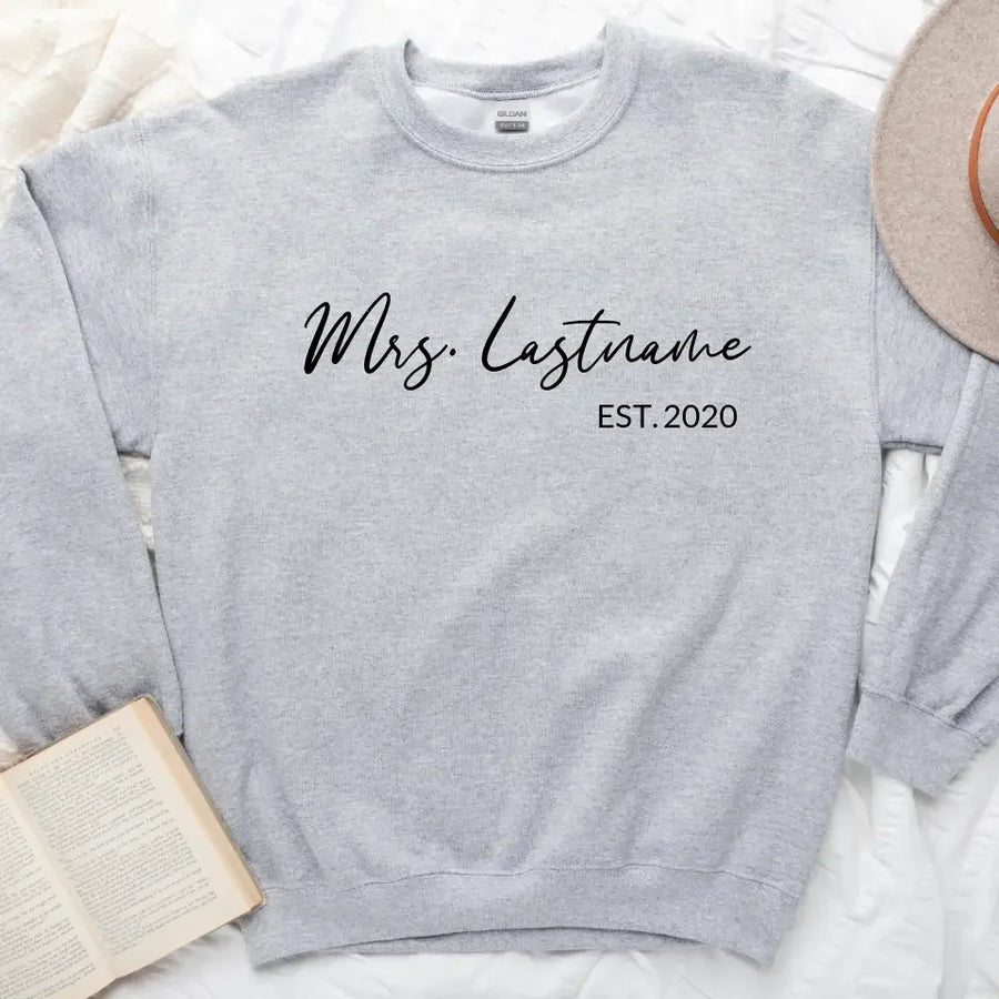 Camisa personalizada para señoras: camiseta personalizada con nombre para novias y esposas