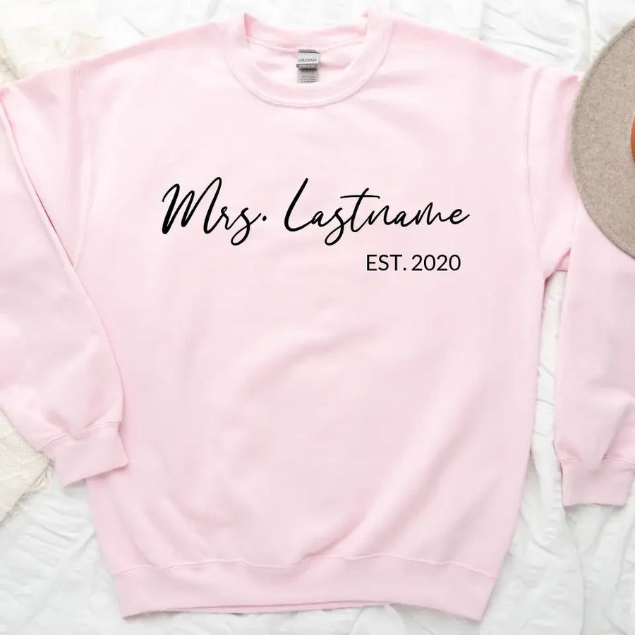 Camisa personalizada para señoras: camiseta personalizada con nombre para novias y esposas
