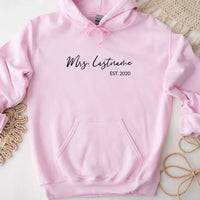 Sudadera con capucha personalizada de señora