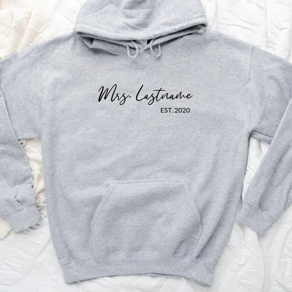 Mrs. Personalized Hoodie