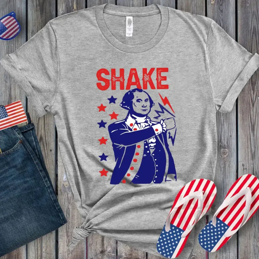 The Presidents Shake And Bake Matching 4th Of July Tees