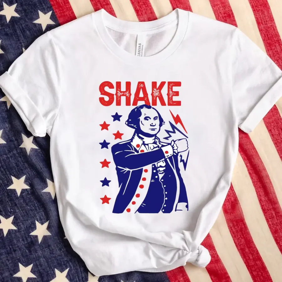 The Presidents Shake And Bake Matching 4th Of July Tees