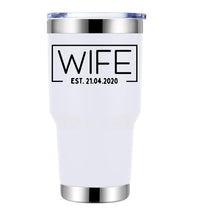 Wife Hubs Established Personalized Tumblers