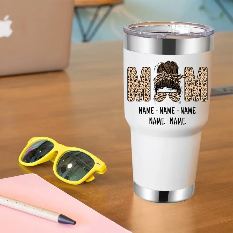 Mom And Kids Personalized Tumbler