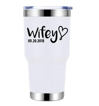 Vaso personalizado para esposo y esposa