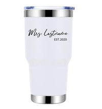 Vaso personalizado de 30 oz de la Sra.