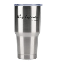 Vaso personalizado de 30 oz de la Sra.
