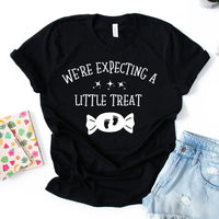 Expecting a Little Treat Halloween Couples Pregnancy Tees