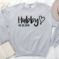 Hubby & Wifey Personalized Wedding Date Top