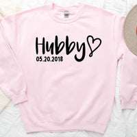 Hubby & Wifey Personalized Wedding Date Top