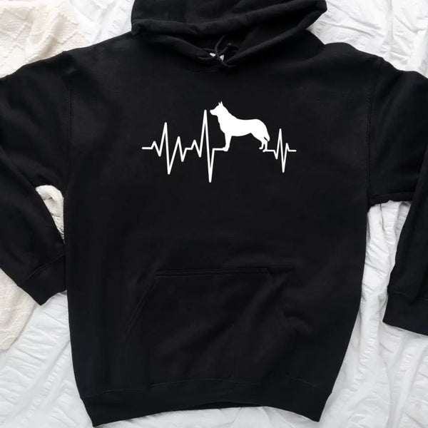 Electrocardiograma de latidos del perro. Los perros son mi cardio. Selecciona tu raza.