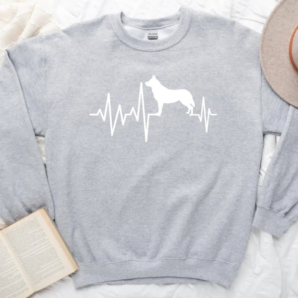 Electrocardiograma de latidos del perro. Los perros son mi cardio. Selecciona tu raza.