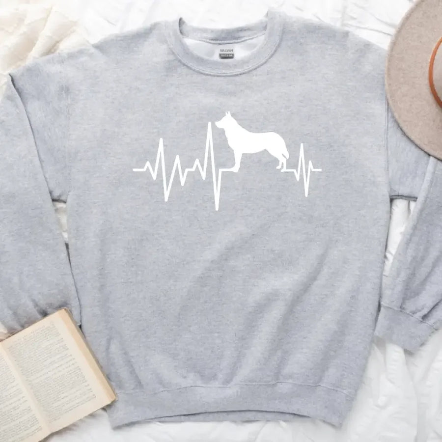 Dog Heartbeat ECG Dogs Are My Cardio Top - Select Your Breed