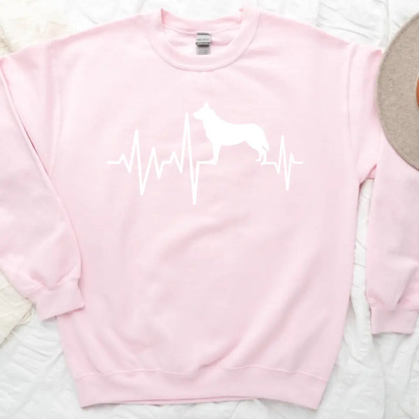 Electrocardiograma de latidos del perro. Los perros son mi cardio. Selecciona tu raza.