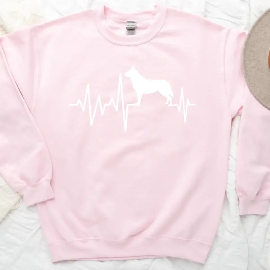 Dog Heartbeat ECG Dogs Are My Cardio Top - Select Your Breed