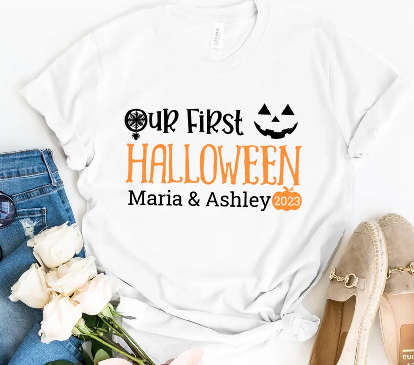 Our First Halloween Mommy & Me Personalized T-Shirt