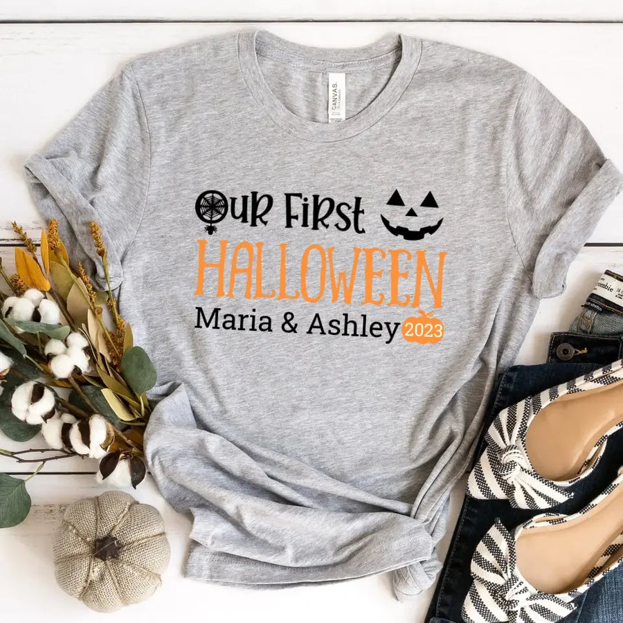 Our First Halloween Mommy & Me Personalized T-Shirt