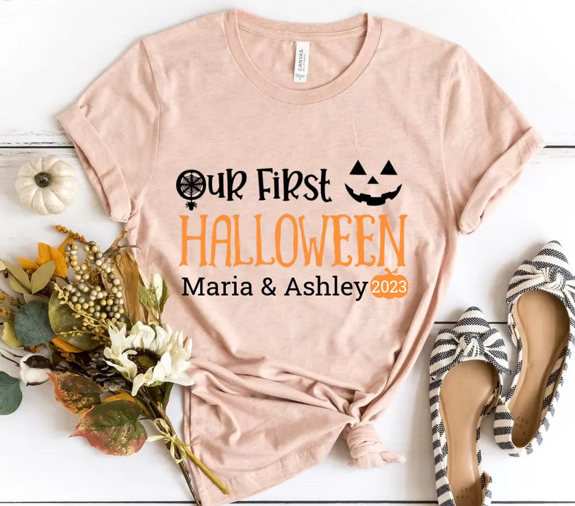 Our First Halloween Mommy & Me Personalized T-Shirt