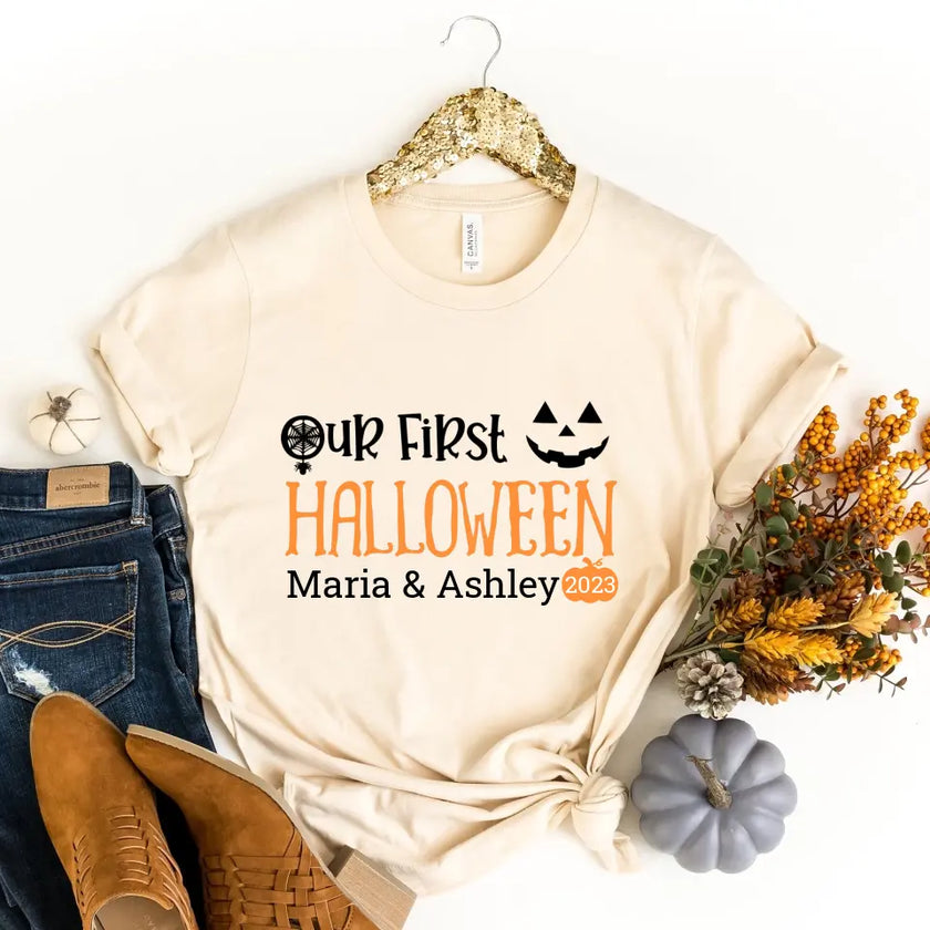 Our First Halloween Mommy & Me Personalized T-Shirt