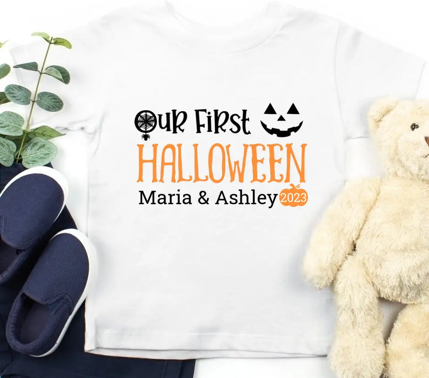 Our First Halloween Mommy & Me Personalized T-Shirt