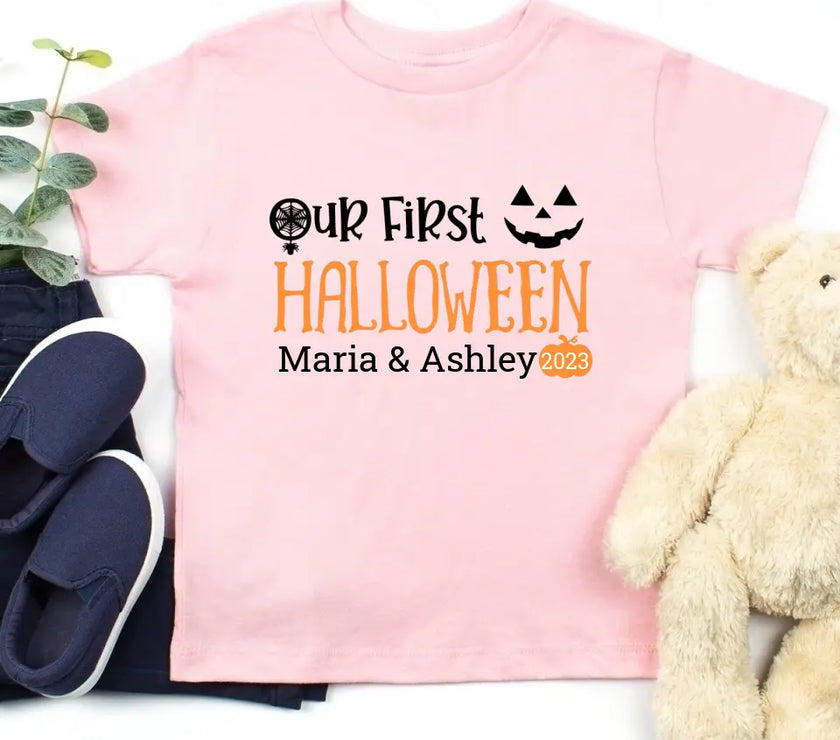 Our First Halloween Mommy & Me Personalized T-Shirt