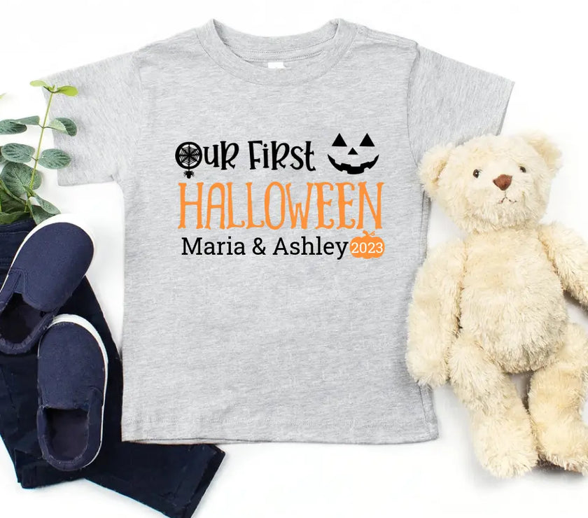 Our First Halloween Mommy & Me Personalized T-Shirt