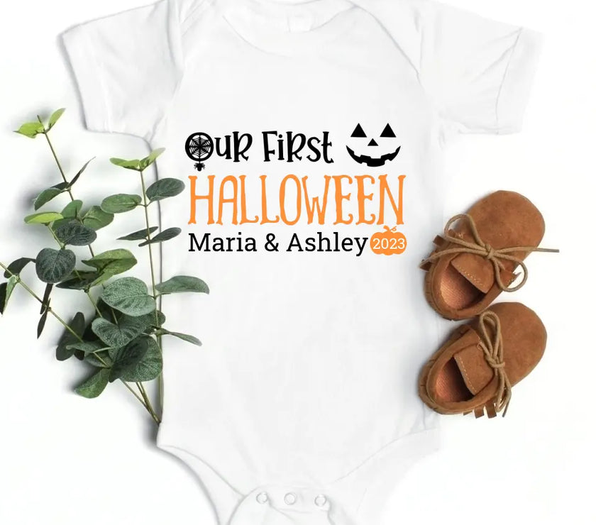 Our First Halloween Mommy & Me Personalized T-Shirt