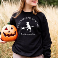 They're Burning All The Witches I Did Something Bad Halloween Top