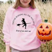 They're Burning All The Witches I Did Something Bad Halloween Top