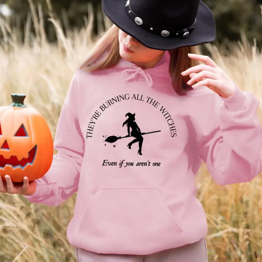 They're Burning All The Witches I Did Something Bad Halloween Top