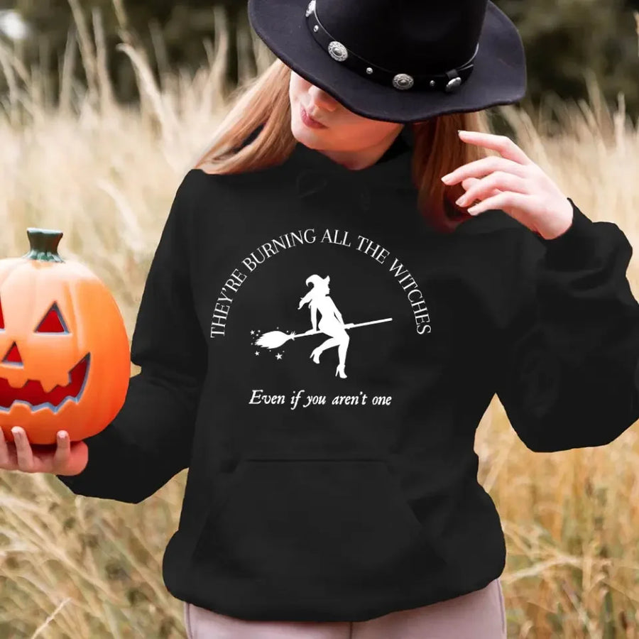 They're Burning All The Witches I Did Something Bad Halloween Top