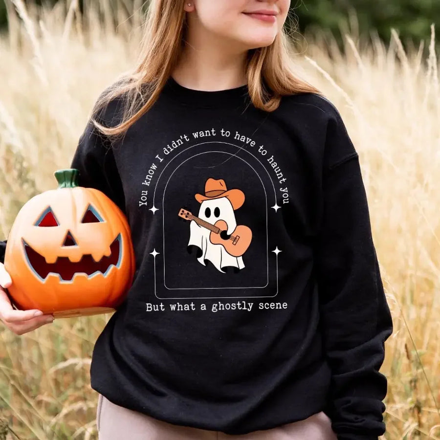 But What A Ghostly Scene Halloween Top