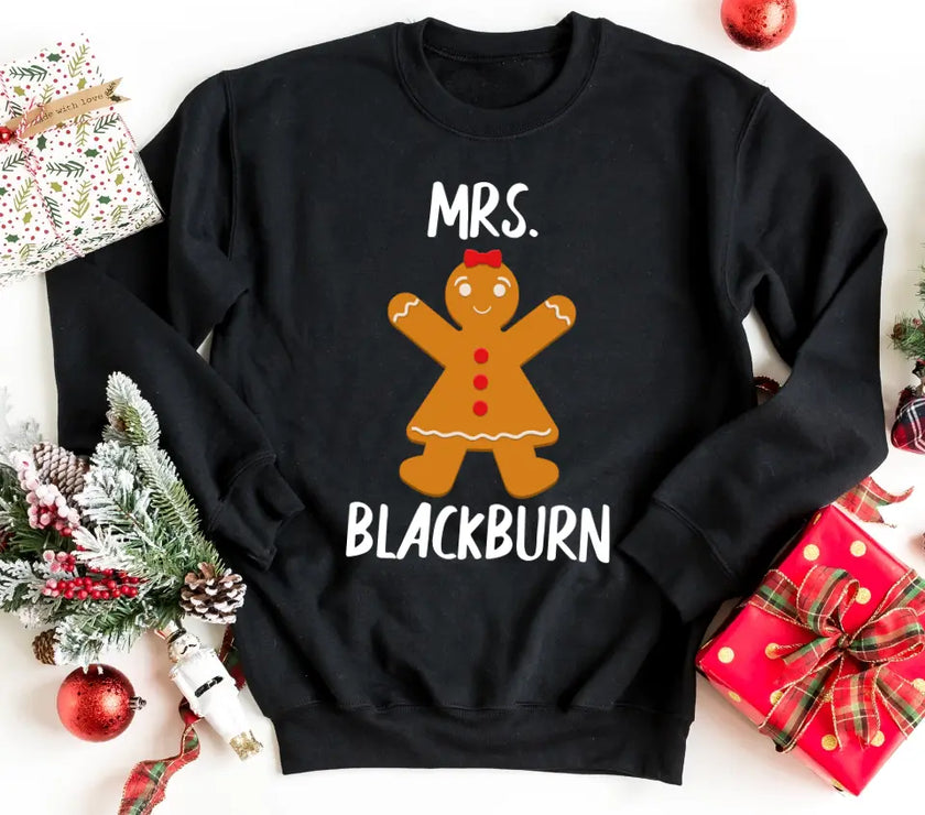 Personalized Mr & Mrs Christmas Tee