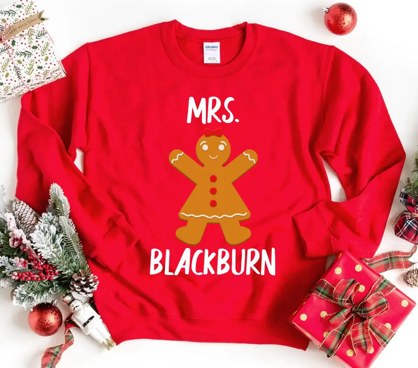 Personalized Mr & Mrs Christmas Tee