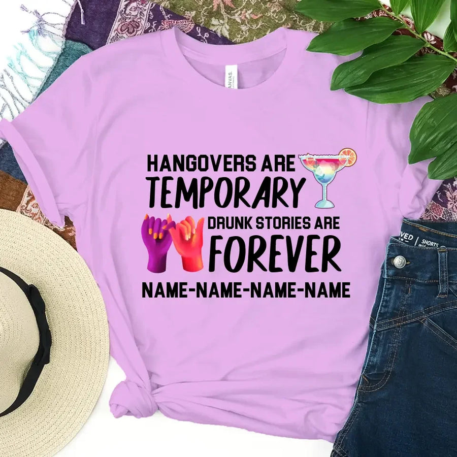Camisetas personalizadas a juego "Drunk Stories Are Forever"
