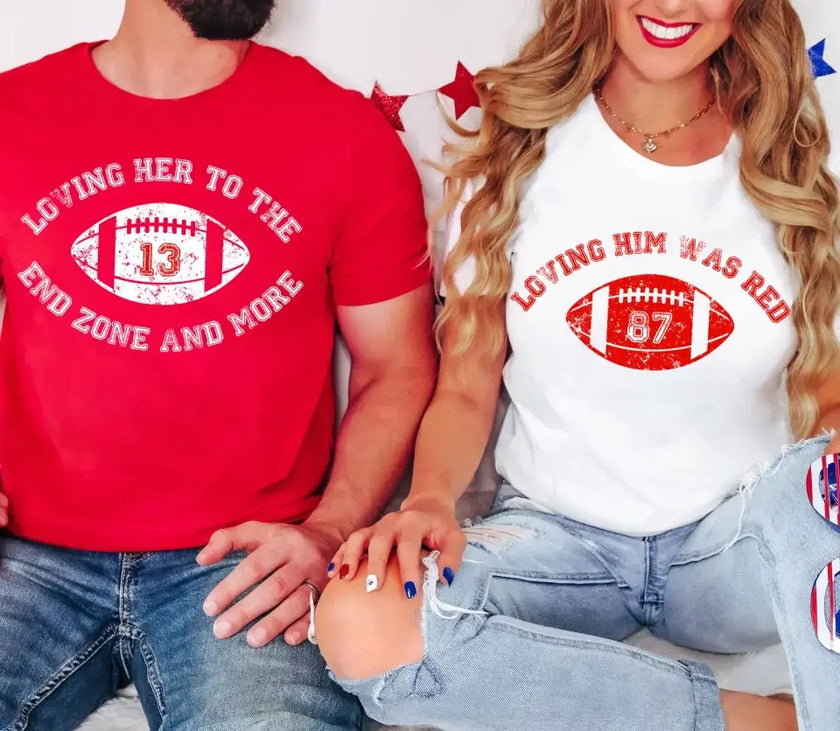 Loving You Was Red Tay & Trav Couple Shirts ❤️