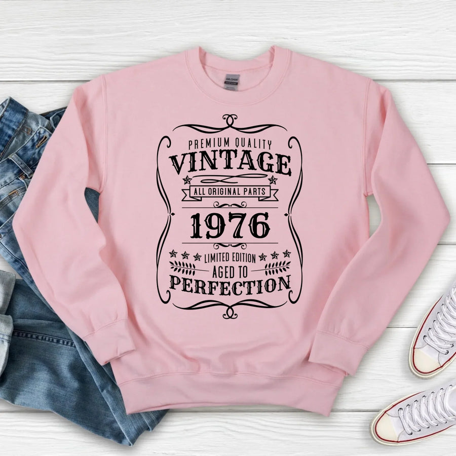Camiseta vintage de cumpleaños envejecida a la perfección