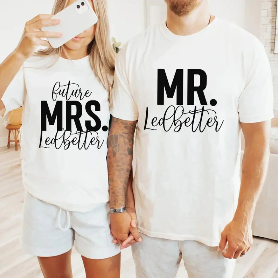 Future Mrs & Mr Personalized T-Shirt