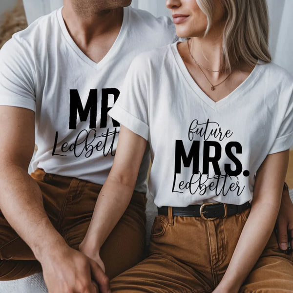 Future Mrs & Mr Personalized T-Shirt