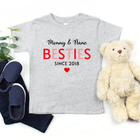 Mommy & Kid/Teen Matching Shirt - Besties Since Personalized Tee